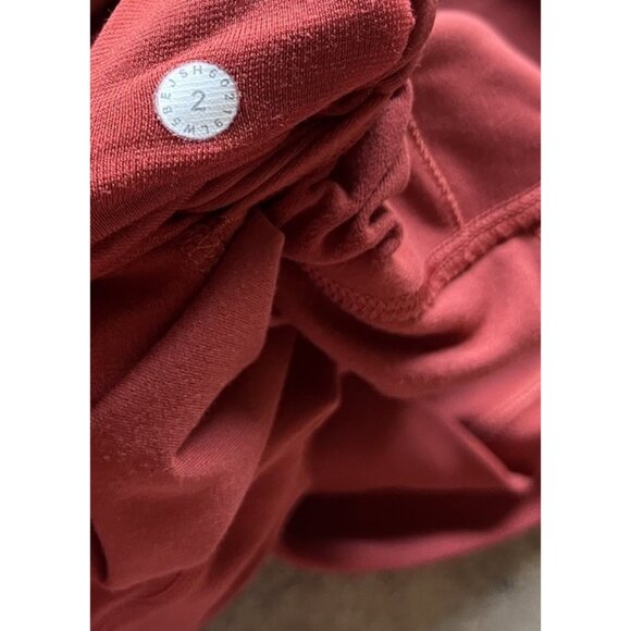 LULULEMON Align Chianti  Red Rust Women’s Size 2 Gym Yoga Pants Activewear - Picture 11 of 12